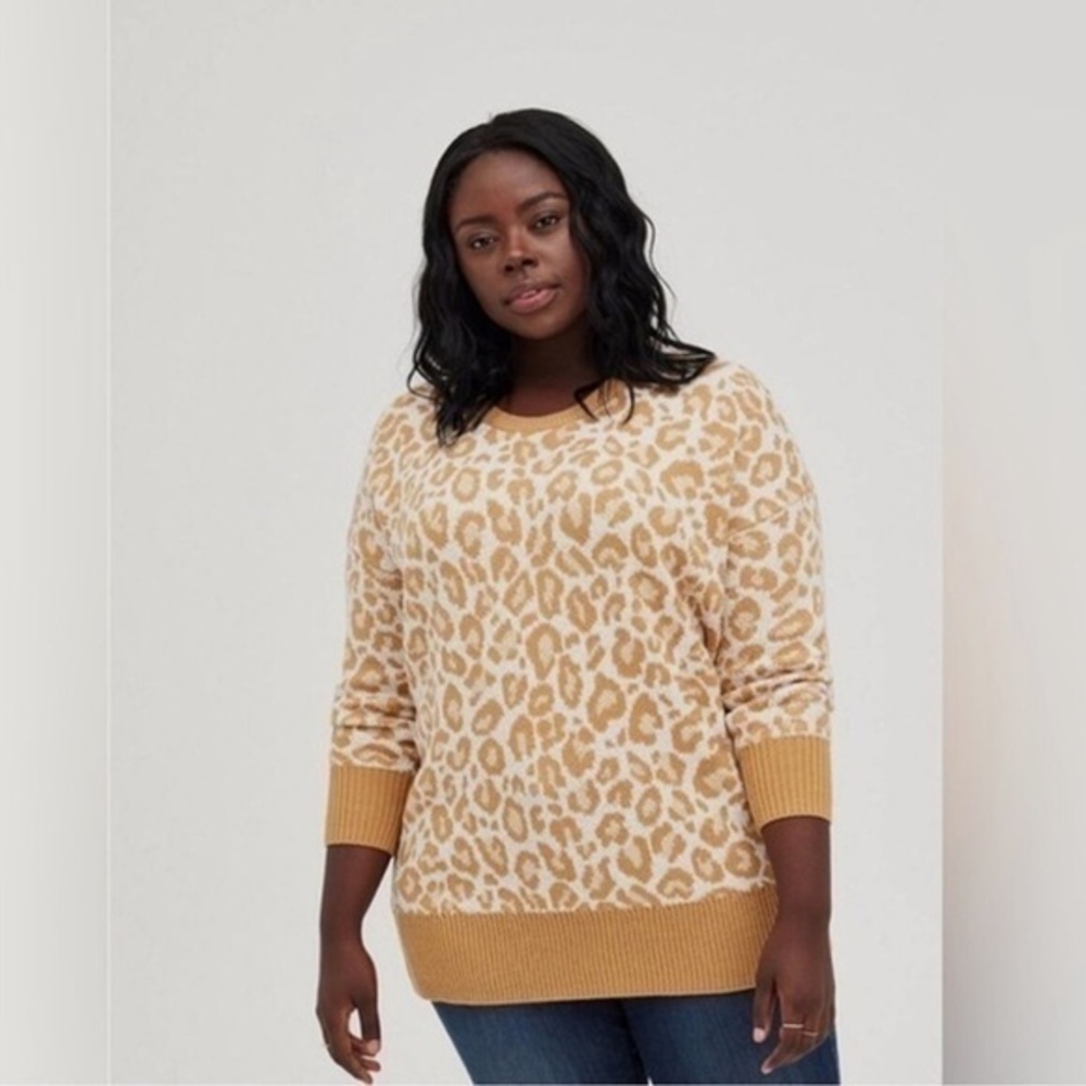 Torrid Leopard Print Sweater